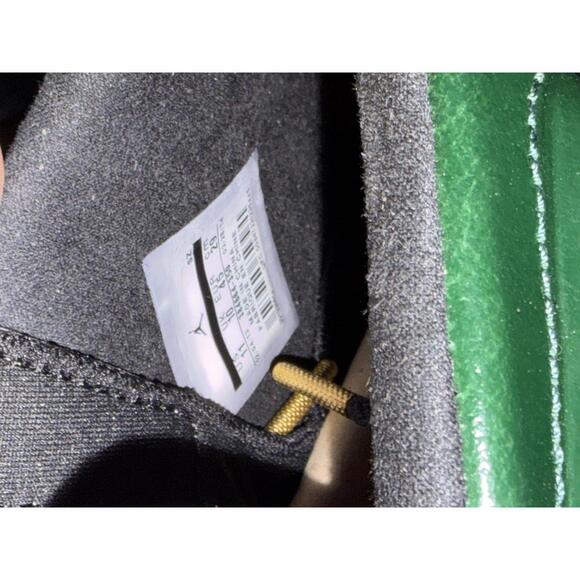 Nike Jordan 6 Retro Style Green/Gold Sneakers Size 11 - Picture 5 of 6